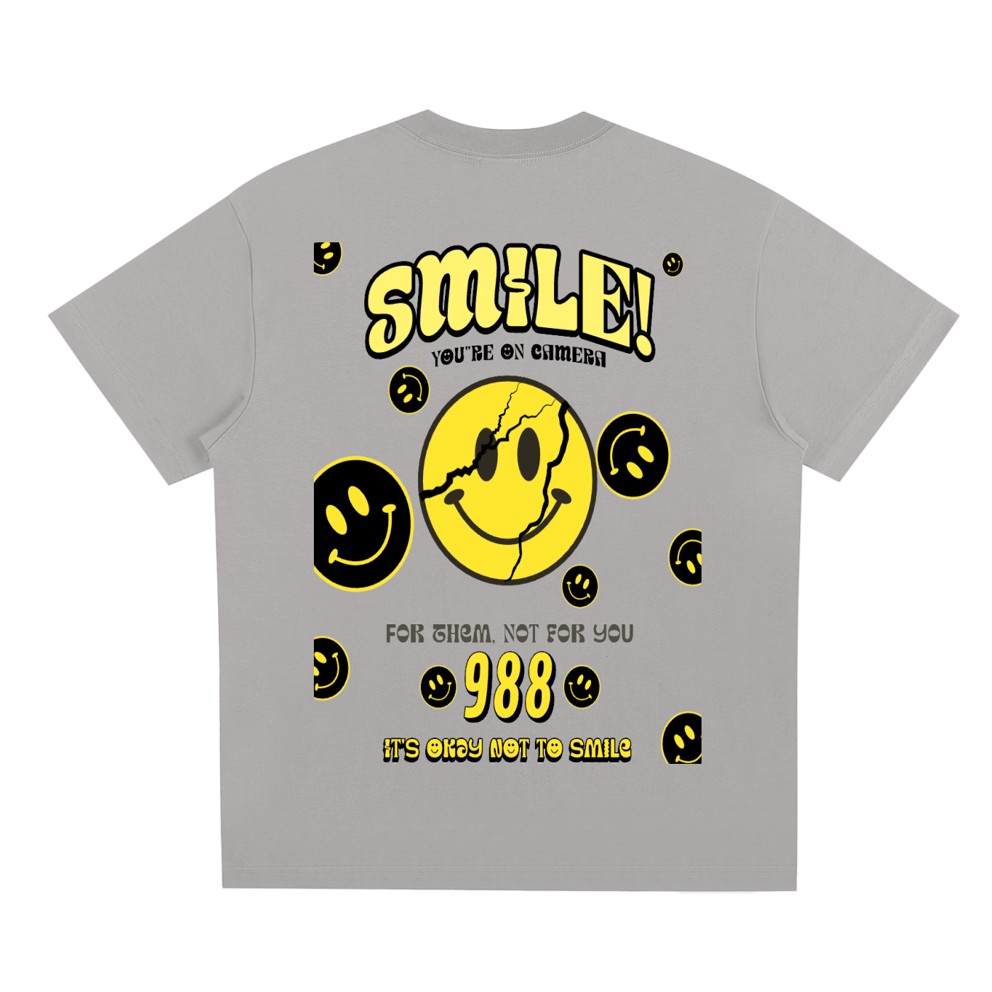 "Smile!" Sorona Quick-Dry Cooling T-Shirt