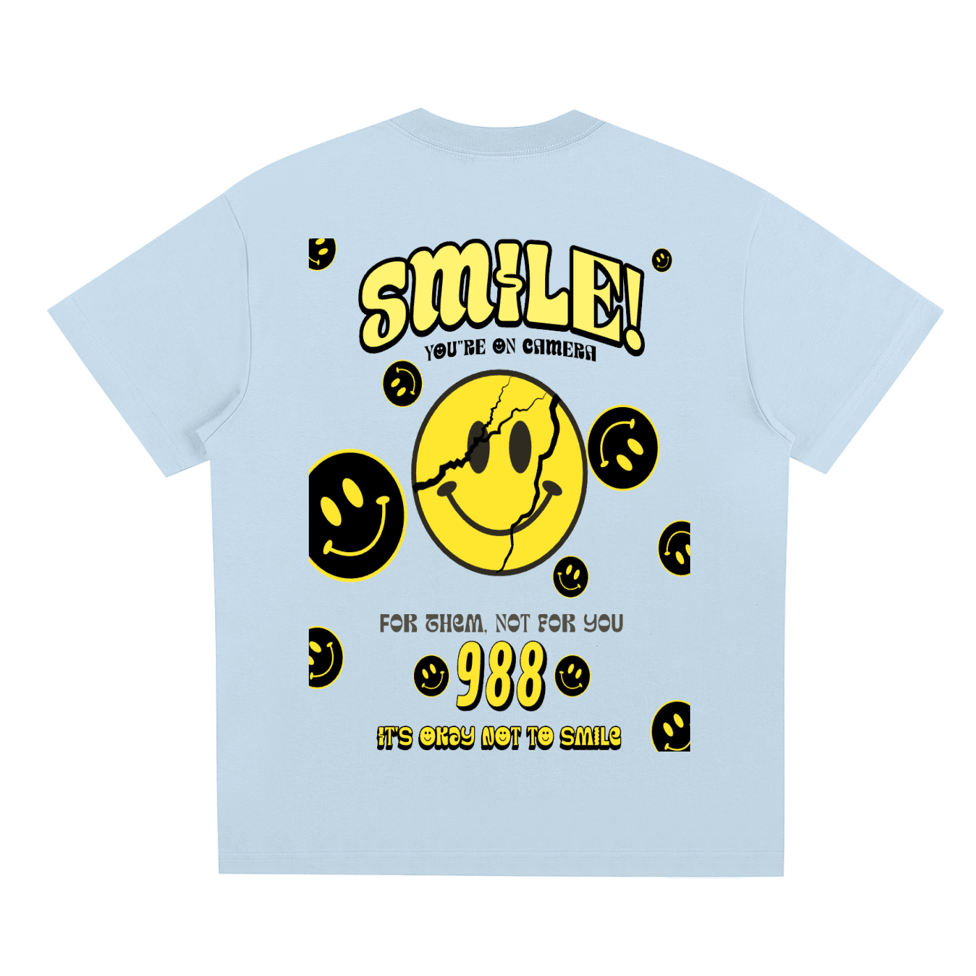 "Smile!" Sorona Quick-Dry Cooling T-Shirt