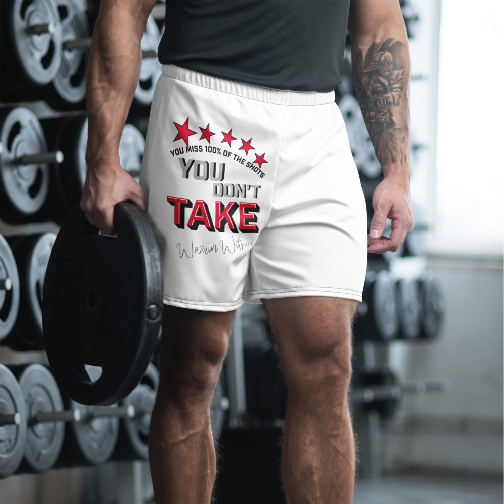 You Miss 100% of the Shots You Don't Take All-Over Print Unisex Athletic Long Shorts