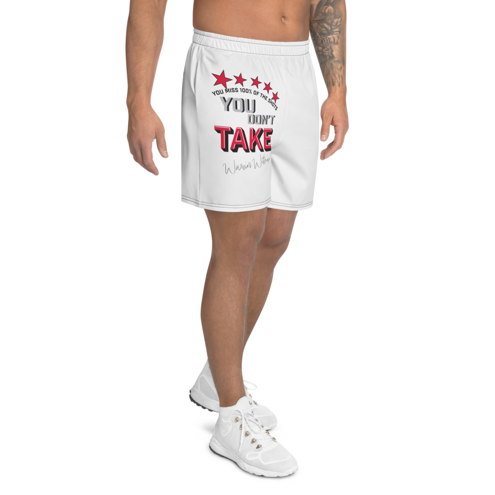 You Miss 100% of the Shots You Don't Take All-Over Print Unisex Athletic Long Shorts